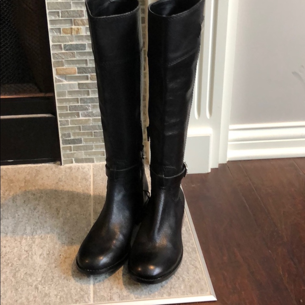 Antonio Melani Black Tall Boot- New. Never Worn!